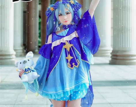 【遥远预出/换】漫路人雪初音cos服201...