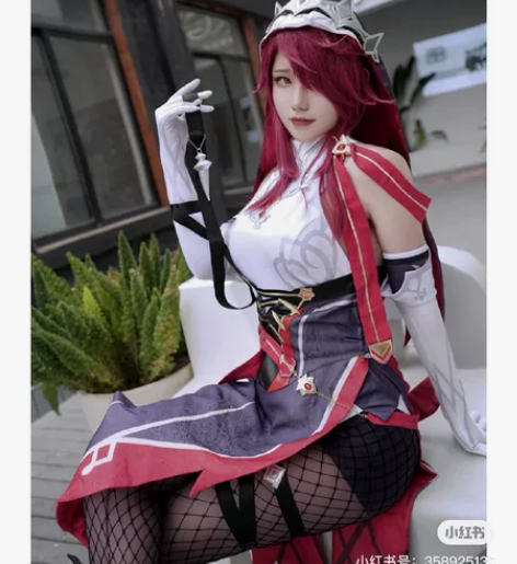 罗莎莉亚cos 原神 初兽猫 原神cos ...
