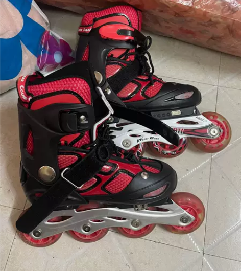 美洲狮轮滑鞋正品 儿童溜冰鞋全套装 可调 ...