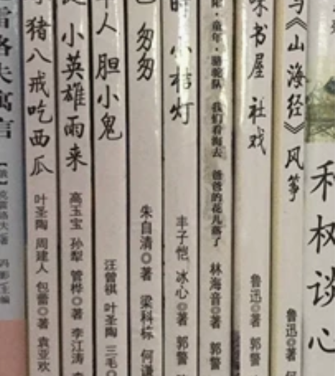 中国百年文学经典桥梁书，收藏了8册。ISB...