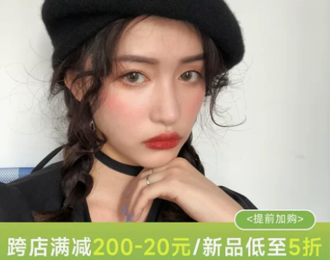 复古黑色贝雷帽女士秋冬毛呢帽网红日系韩版百...
