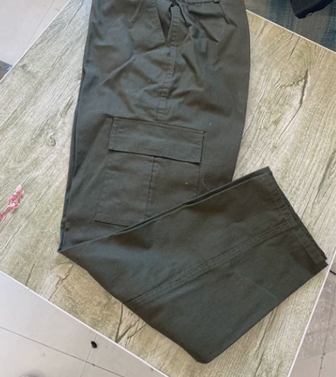 纯棉帆布裤子工装裤工作服裤子男 包邮 感兴...