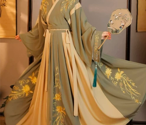馥瑰原创汉服 晋制齐腰交领襦裙 全新未穿 ...