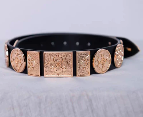 如梦霓裳原创传统汉服配饰圆领袍腰带革带凌风...