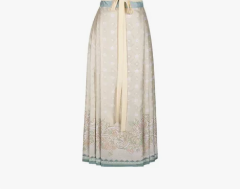 ?七月夕 青雾 明制立领对襟长衫绣花比甲仿...