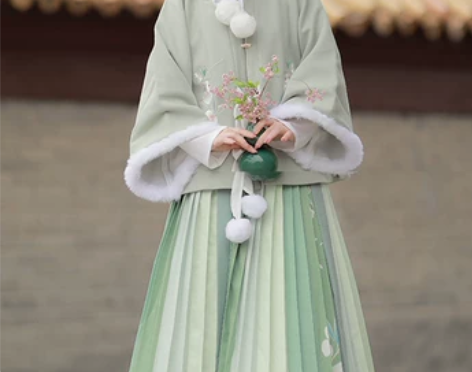 汉服女冬季明制汉元素冬装中国风拜年服古装古...