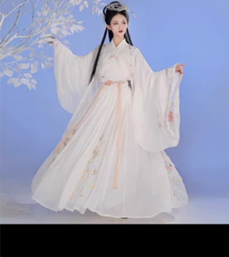 柒邑原创汉服女凤鸾缔对襟交领齐腰大袖衫重工...