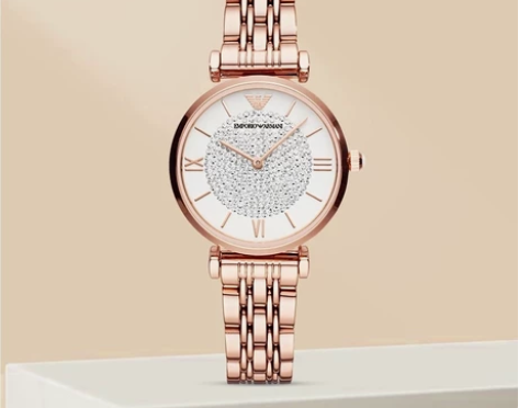 全新未拆封阿玛尼满天星手表AR11244 ...