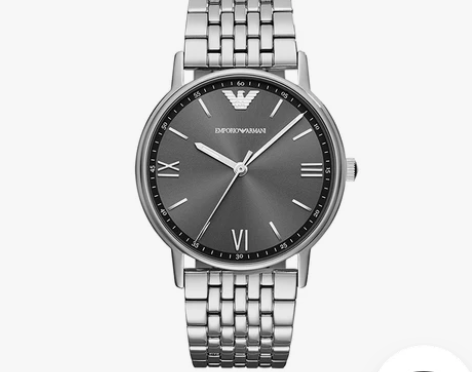 Armani阿玛尼旗舰店经典石英机芯精钢腕...