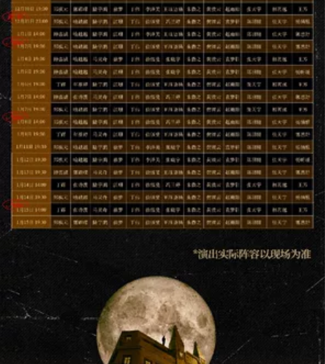 【暂挂】音乐剧夜半歌声 1.15晚 末场 ...