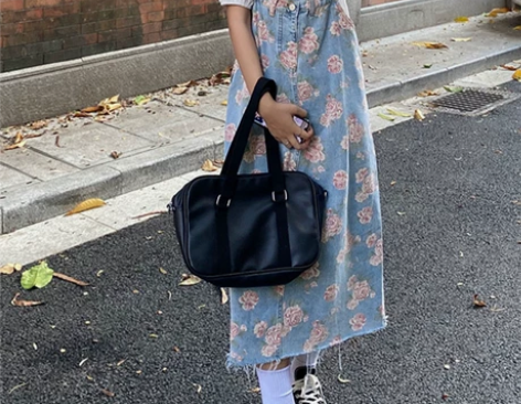 大码胖mm裙子夏季新款复古薄款牛仔背带裙女...