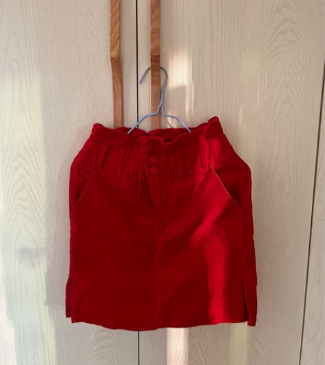 春秋季女灯芯绒半身裙女高腰A字裙秋冬新款百...