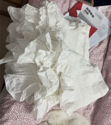 hm 蛋糕裙 买大了 L码 澳门购入 内地...