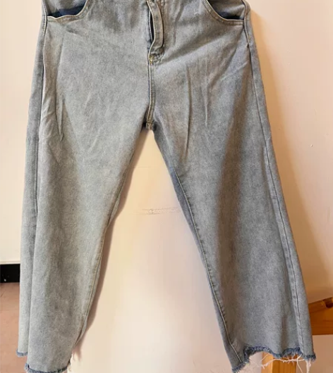 阔腿裤女2023秋冬新款韩版复古直筒老爹裤...