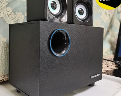 清仓全新雅兰仕Q9木质电脑音响低音炮大音量...