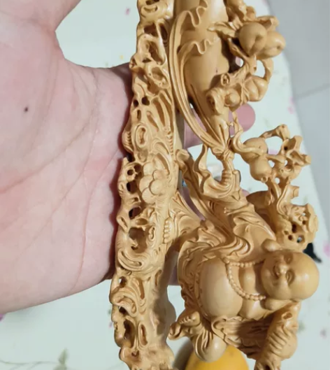 黄杨木,木雕 车摆件,便宜处理 感兴趣的...