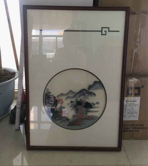 刺绣画100一幅！深圳沙井自提！ 感兴趣的...