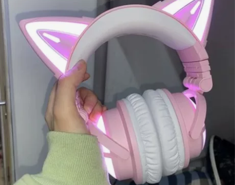 捡漏实价全新带包装 妖舞猫耳耳机3G头戴蓝...