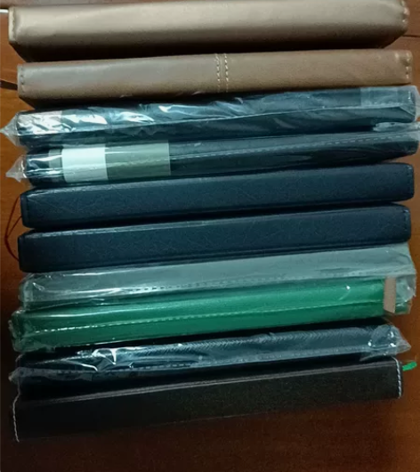 商务皮面笔记本高档记事本10本 图5笔记本...
