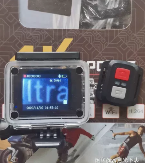 高清运动相机头盔相机行车记录仪闲置全新几十...