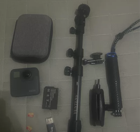 gopro fusion360全景相机成色...