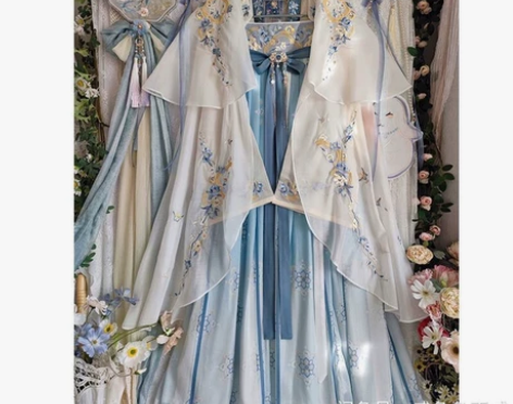 玉术原创汉服【梦华】 m码的斗篷上衣下裙送...