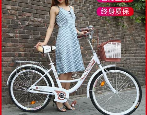 邦得利男女式自行车通勤单车城市复古代步轻便...