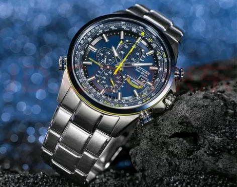 CITIZEN西铁城蓝天使 光动能电波表男...