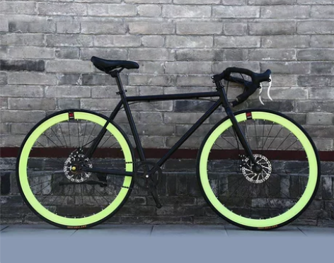 德国轻奢弯把死飞自行车男女公路赛车碟刹活飞...