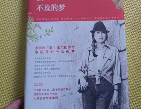 你是我不及的梦 三毛 九成新左右的正版书，...