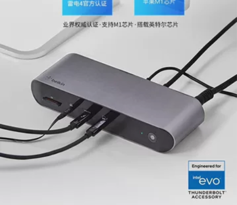贝尔金（Belkin）雷电4拓展坞 int...