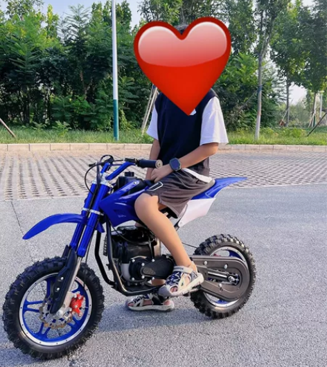 因孩子换车 出售儿童越野燃油摩托车一辆 9...