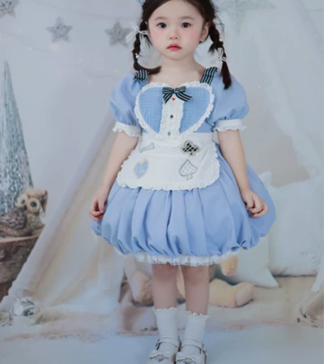 胡桃异想国爱丽丝花苞裙150码全新带吊牌2...