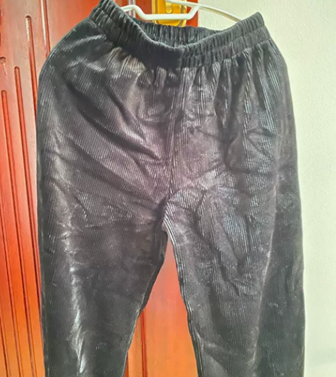 小个子奶奶裤女2022年秋冬新款直筒宽松休...