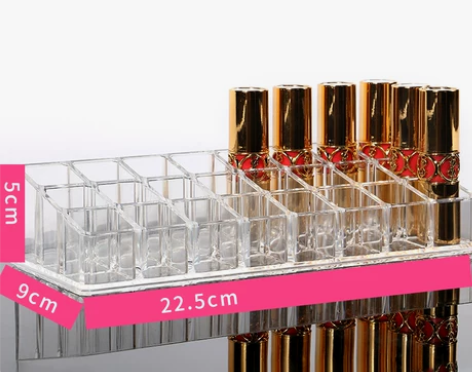 化妆品收纳盒透明置物架格欧式小奢华口红护肤...