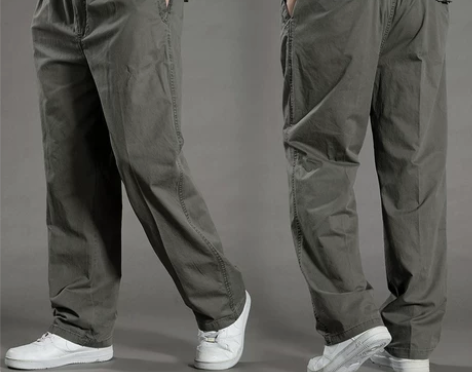 裤子工装 裤子工装裤秋冬厚款青年直筒运动长...