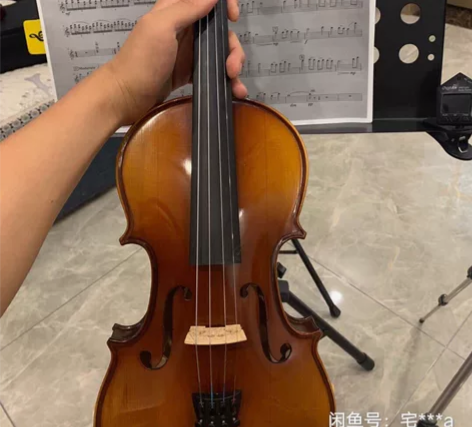 实木哑光小提琴,原价780。 2021年购...