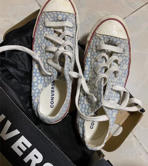 匡威 converse 低帮帆布鞋 36码...
