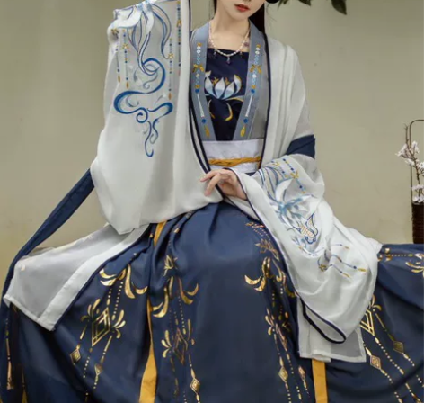 【千韵岗琼华】吊带+上衣+下裙+披帛+大袖...