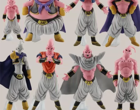 七龙珠 8款 魔人布欧 公仔 胖布欧 手办...