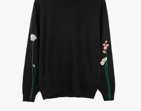 男针织卫衣 独特刺绣绣花 平价出 感兴趣的...
