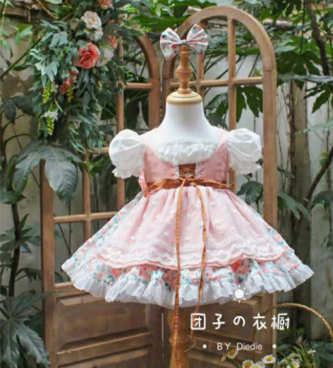 可预订！花姐手作 奶油coco 裙长43（...