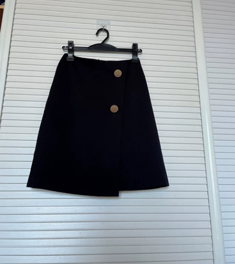 腰围66开衩半身裙遮胯裙子显瘦a字女春夏高...