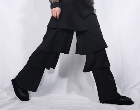 超火蛋糕长裤春秋新款韩版休闲裤高腰显瘦多层...