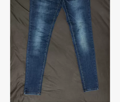 YKK拉链！几乎全新！低腰！铅笔裤牛仔裤小...