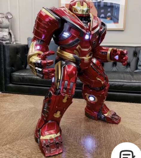 复仇者联盟漫威钢铁侠手办反浩克装甲模型玩具...