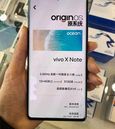 vivo X Note黑色12+512G大...
