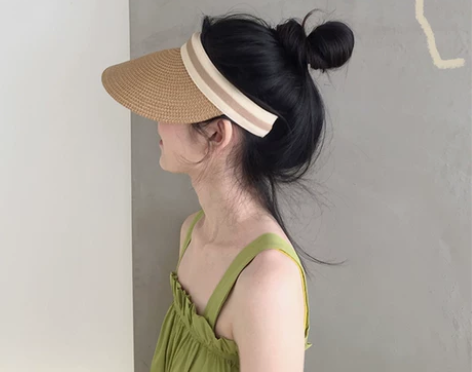 紫外线遮阳帽女夏天防晒帽子百搭时尚网红款空...