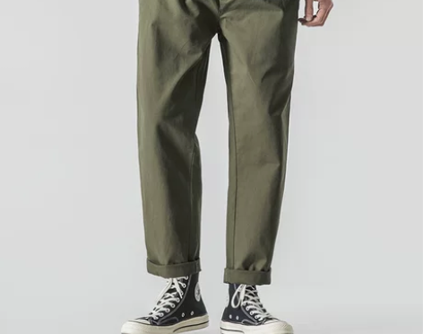 春夏季九分裤薄款2021年新款潮直筒裤子男...