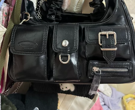 女士手提包女生pu皮包单肩女包 全新 不退...